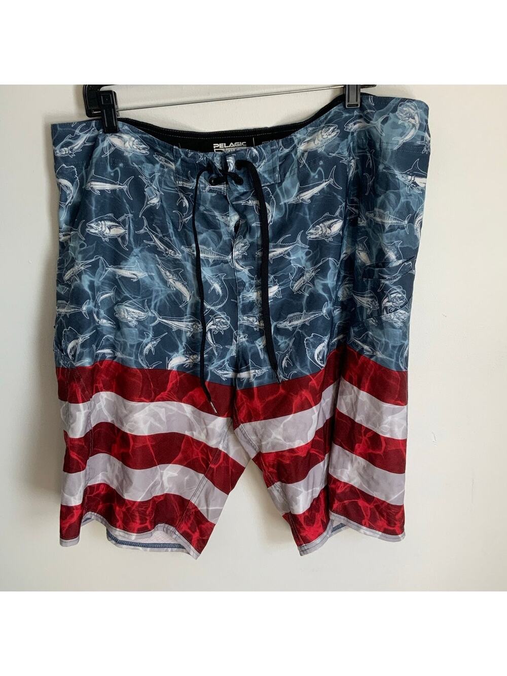 PELAGIC Sharkskin board shorts Men's size 40 10" inseam